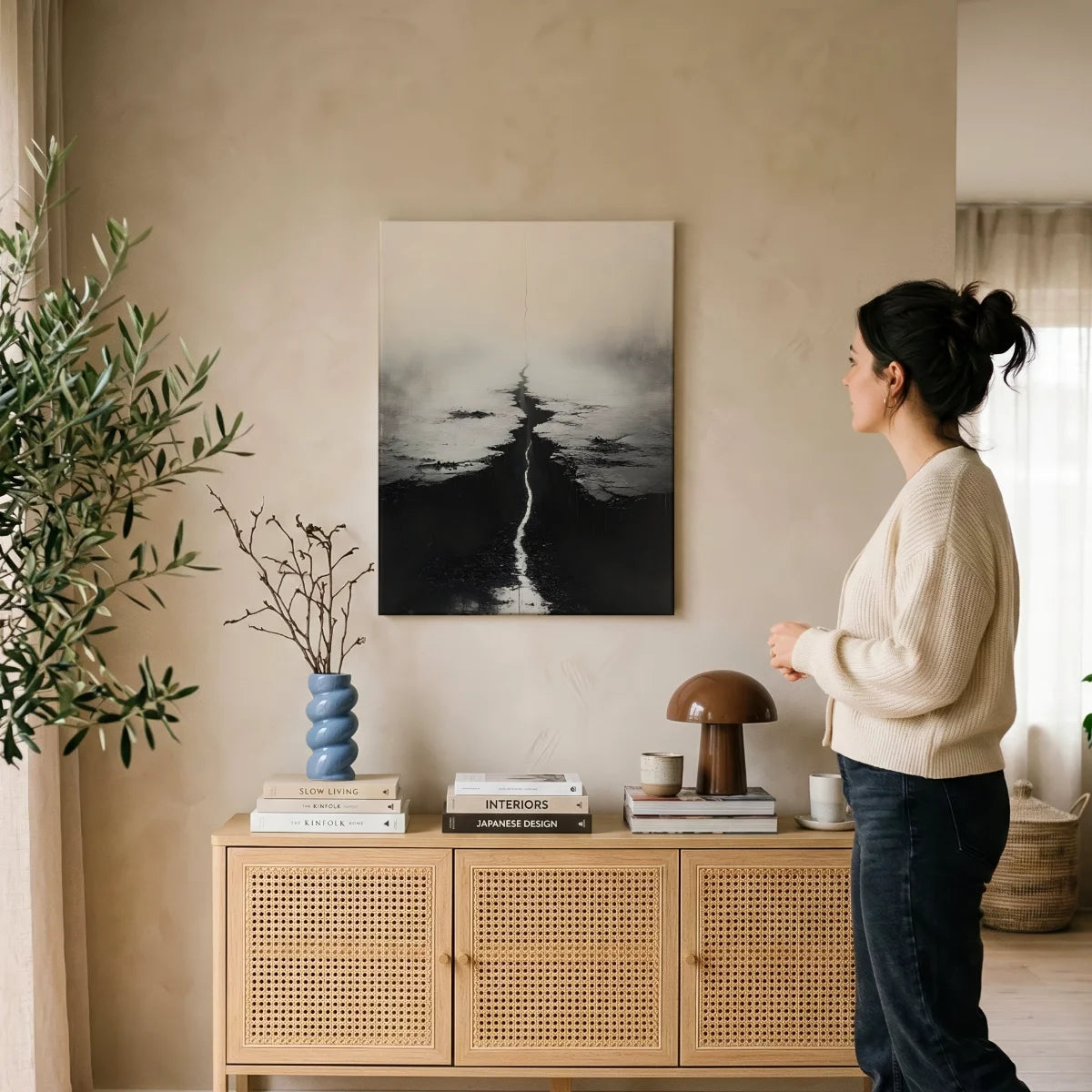 Die Kluft des Lichts — Leinwand