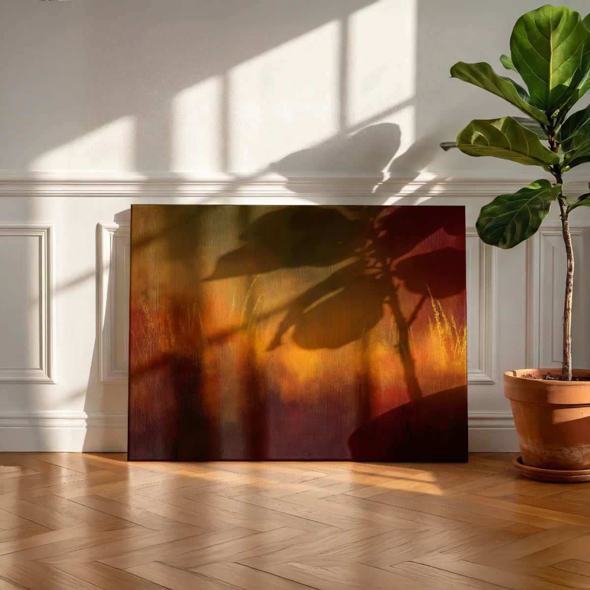 Flüstern der goldenen Ähren — Leinwand