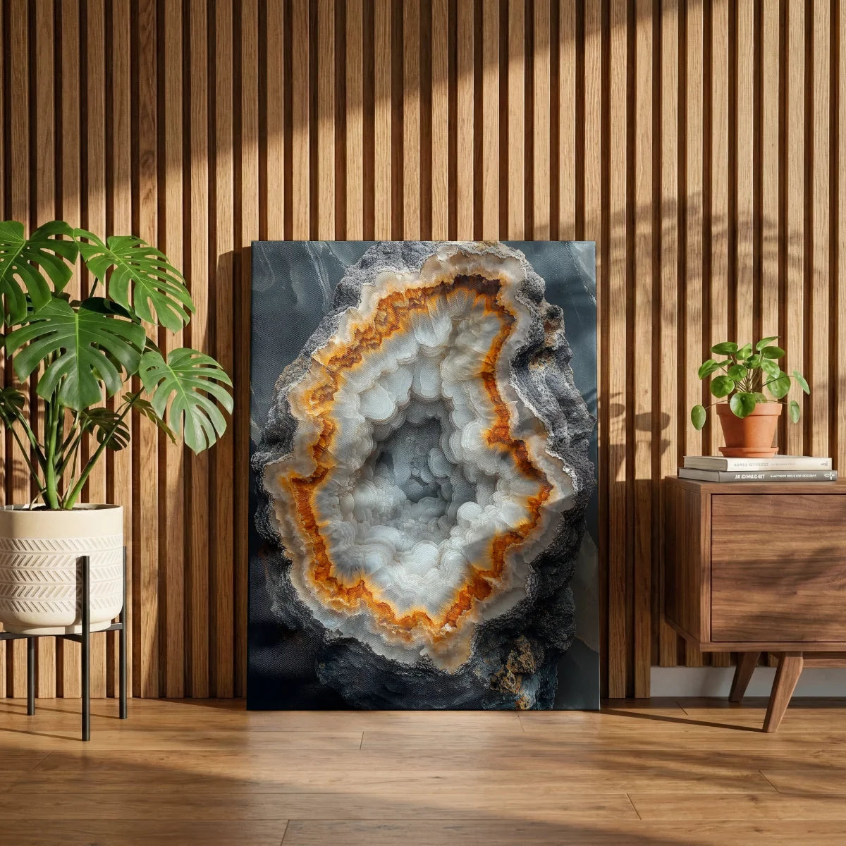 Geode: Tiefenlicht — Leinwand