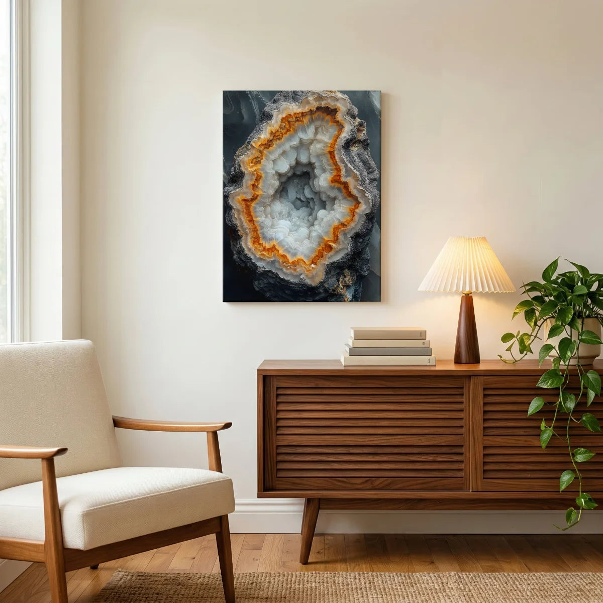 Geode: Tiefenlicht — Leinwand
