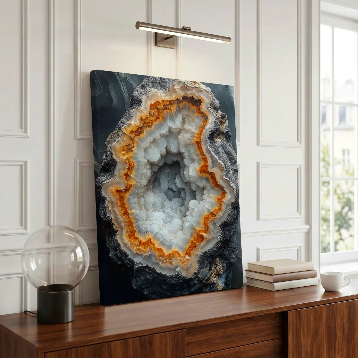Geode: Tiefenlicht — Leinwand