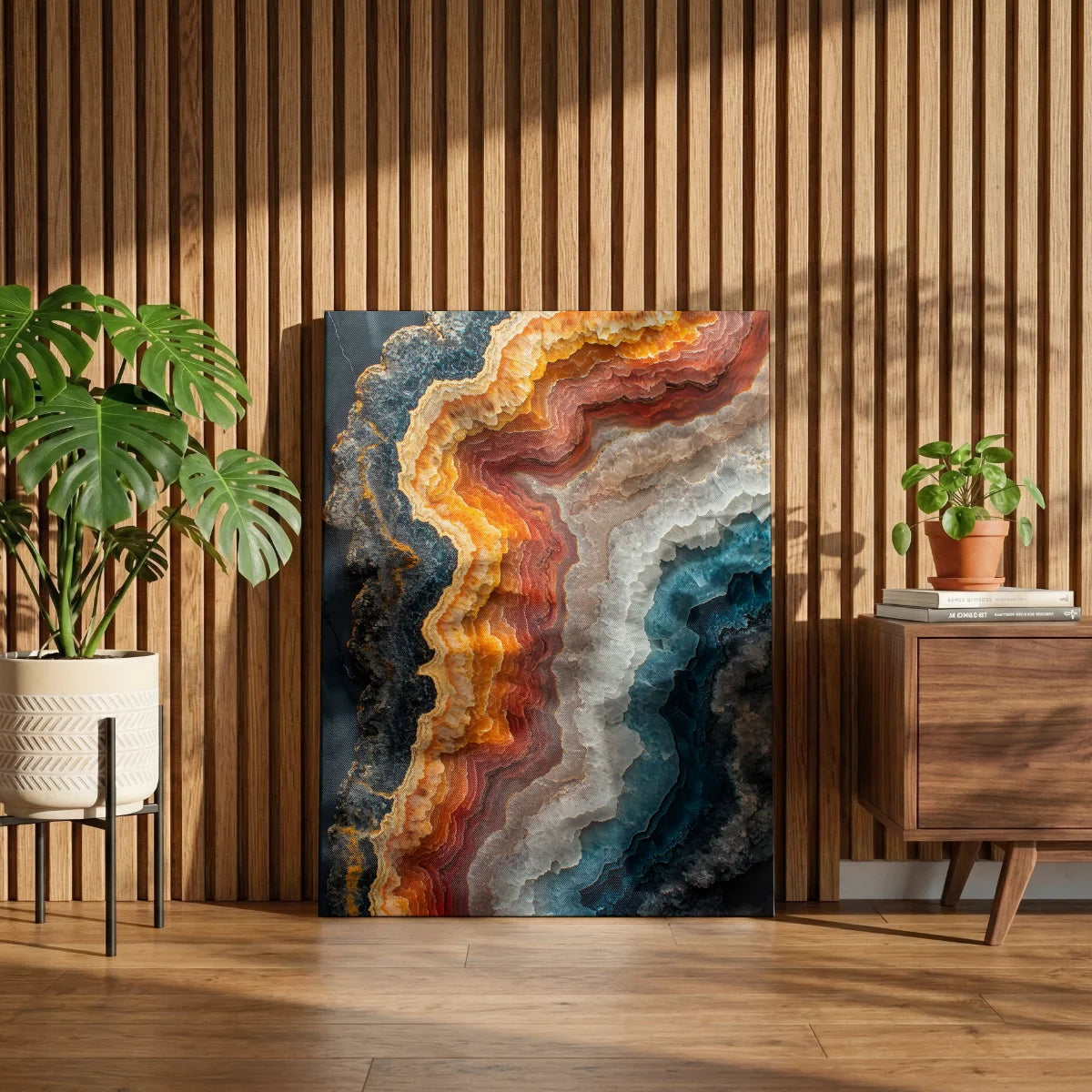 Gezeiten des Gesteins — Leinwand