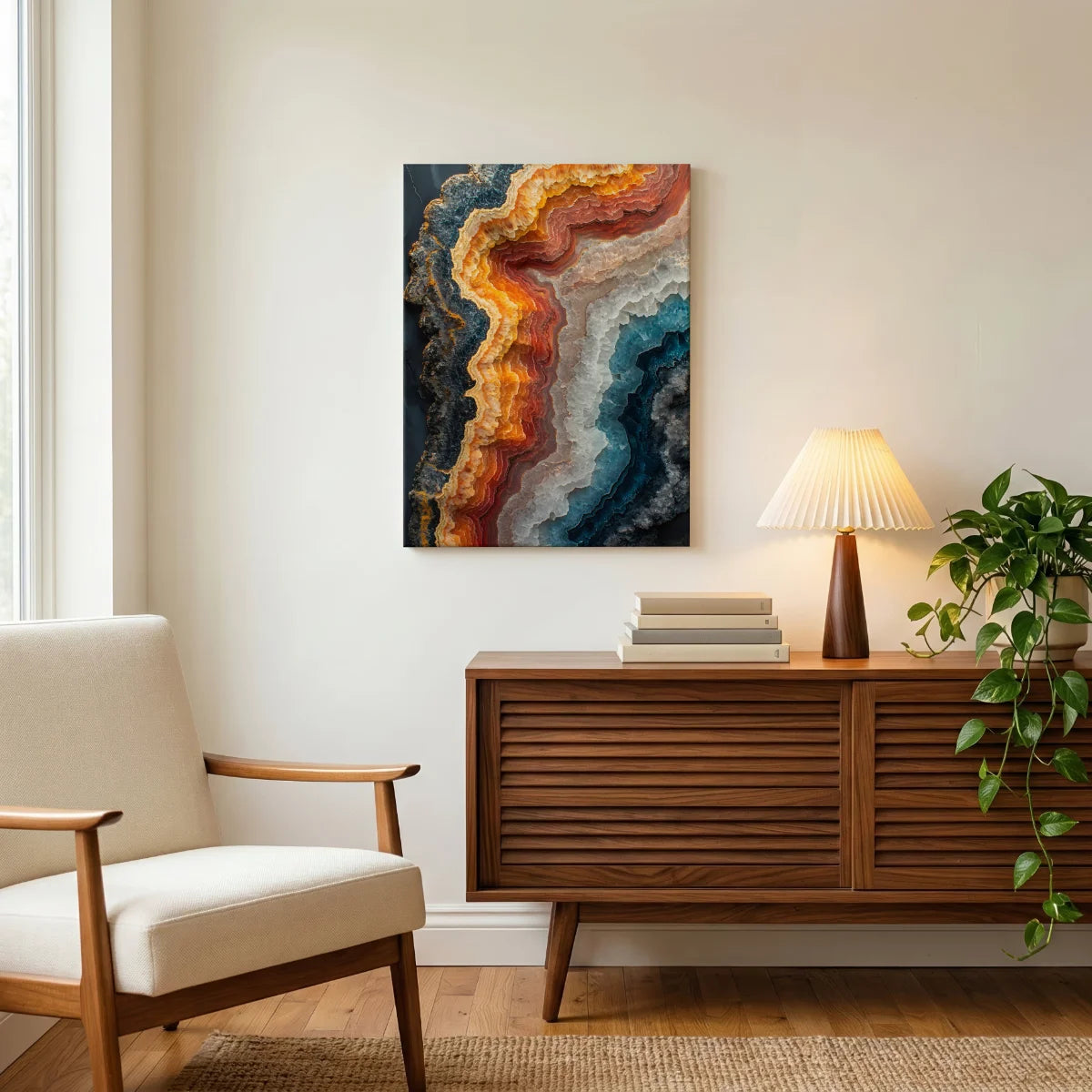 Gezeiten des Gesteins — Leinwand