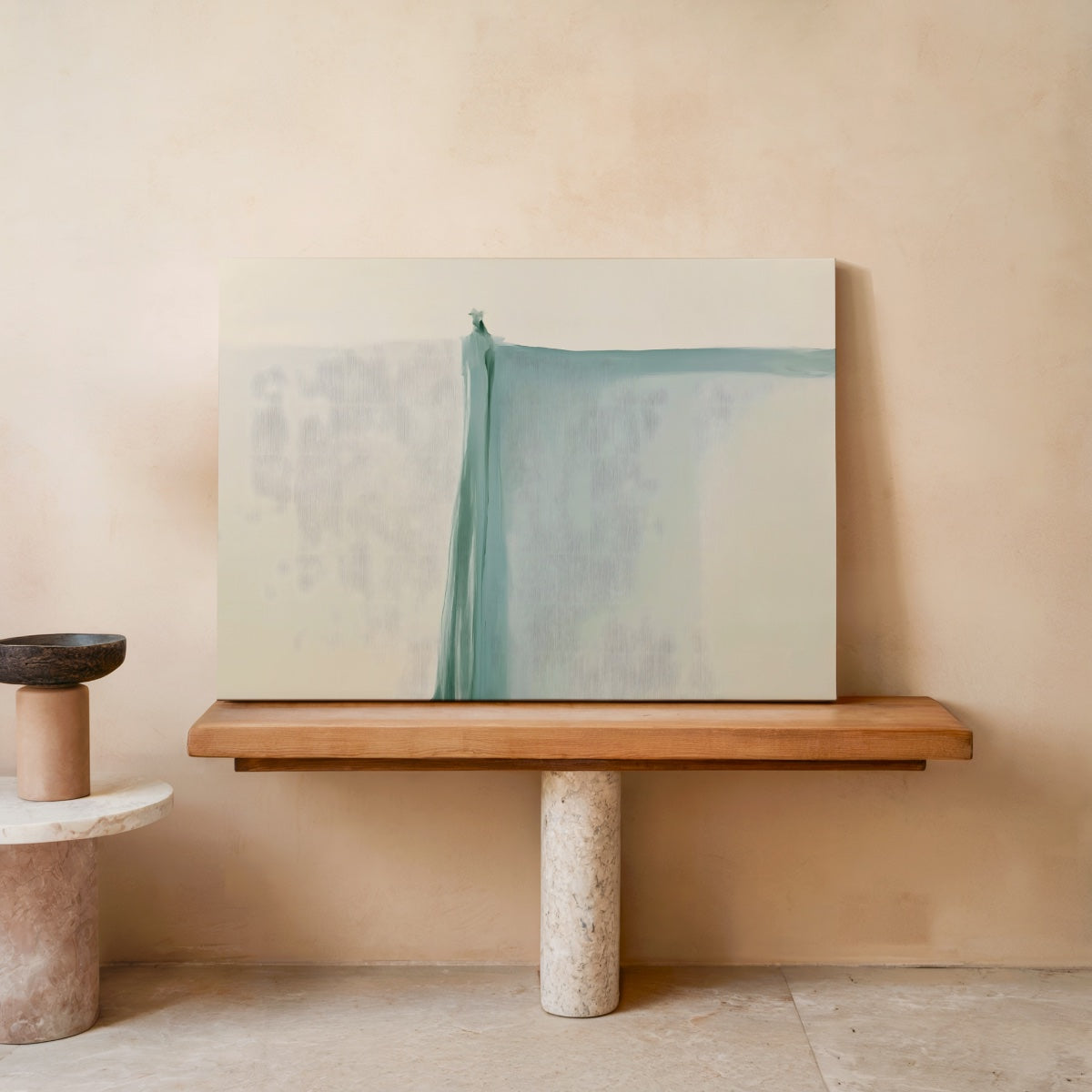 Hauch von Aquamarin — Leinwand