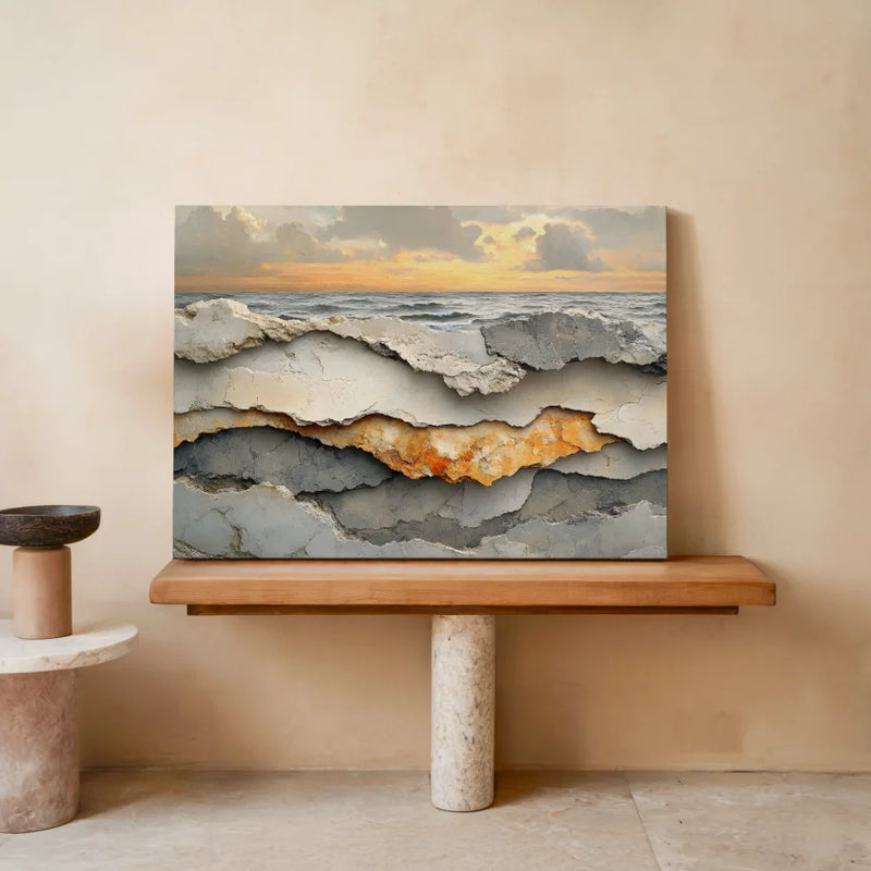 Horizont der Schichten — Leinwand