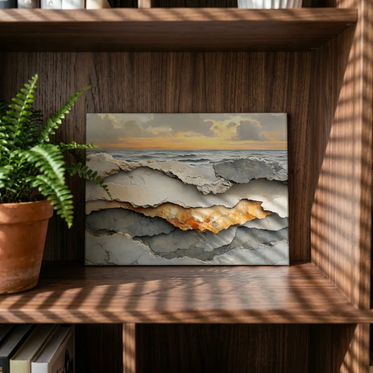 Horizont der Schichten — Leinwand