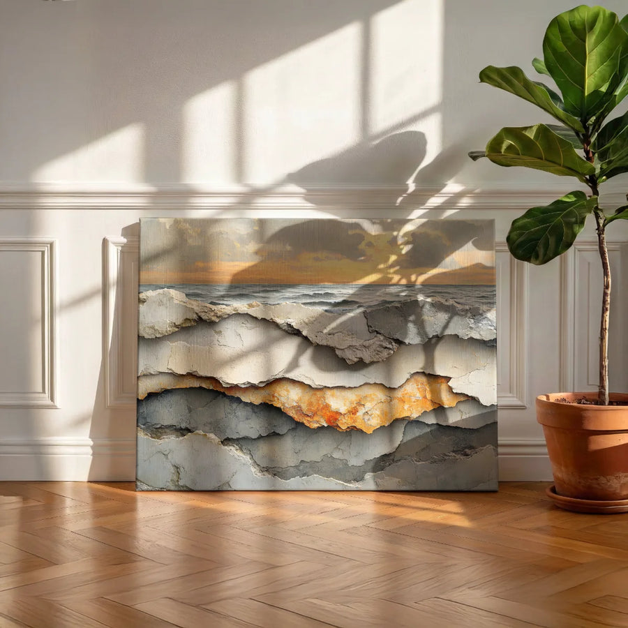 Horizont der Schichten — Leinwand