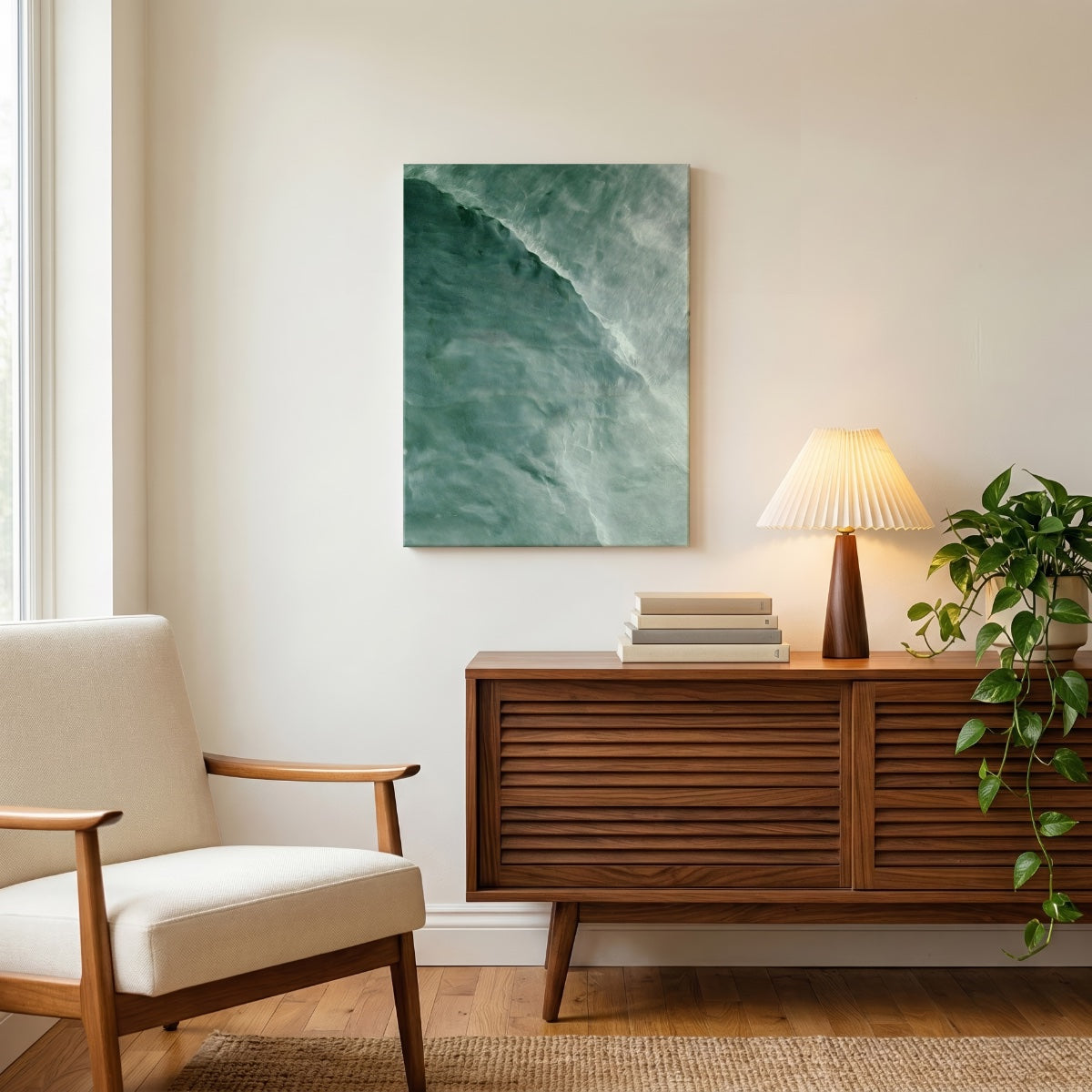 Jade-Strömung — Leinwand