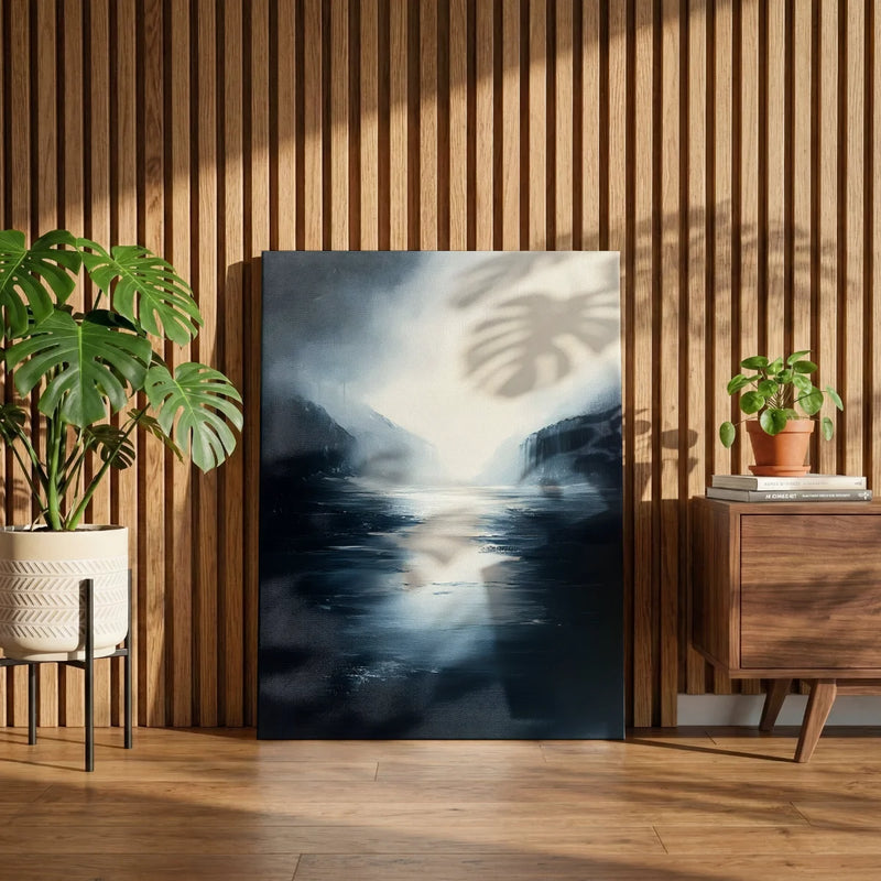 Licht auf dunklen Wassern — Leinwand
