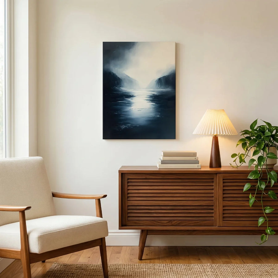 Licht auf dunklen Wassern — Leinwand