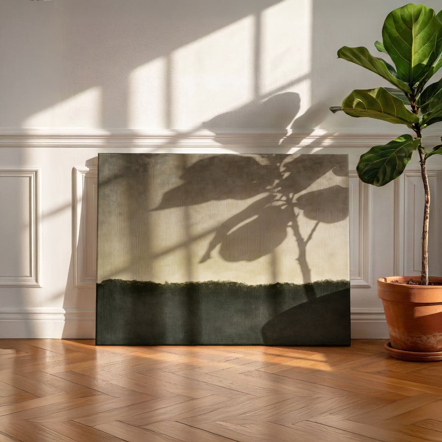 Licht über tiefem Grund — Leinwand