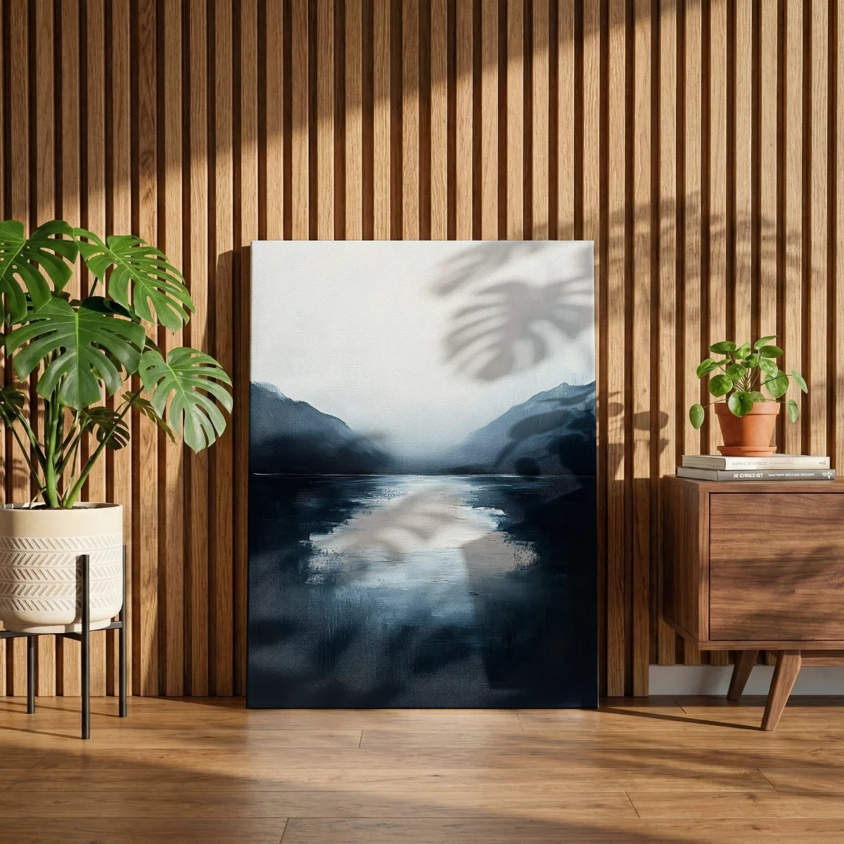 Licht über tiefem Wasser — Leinwand