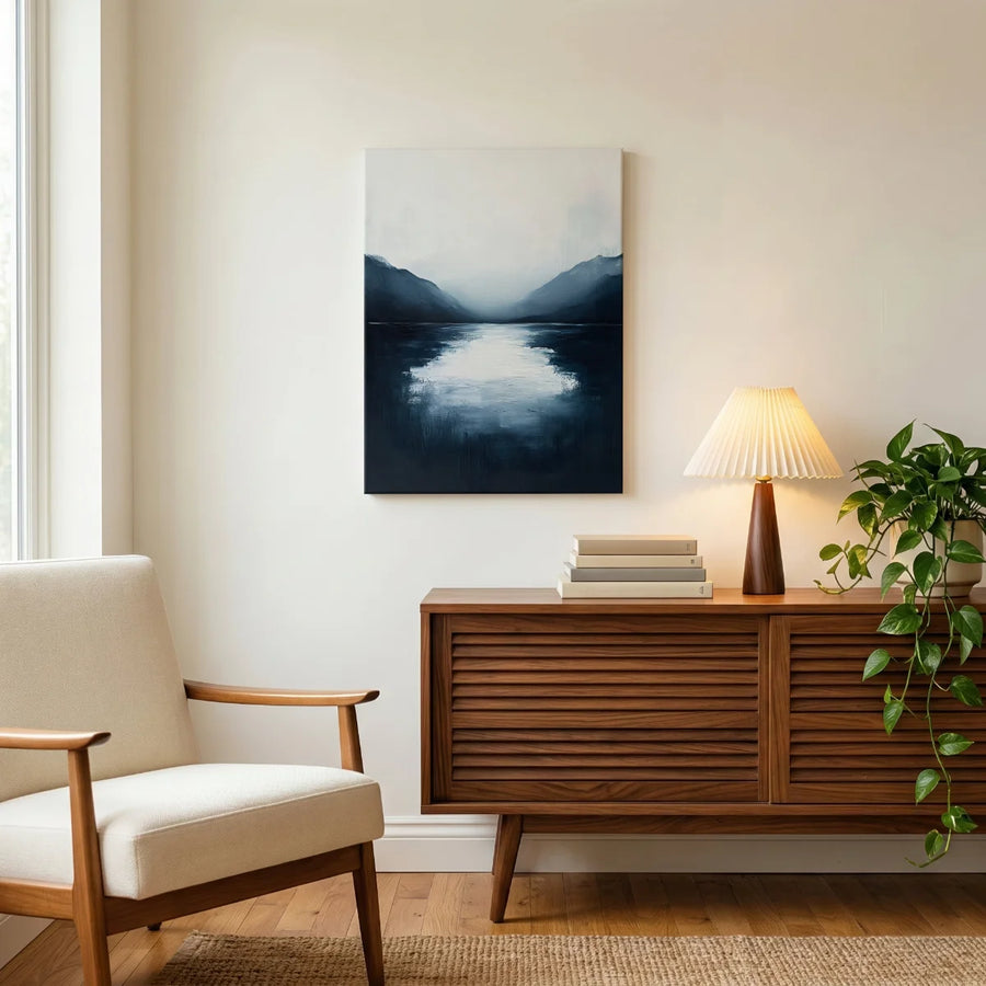Licht über tiefem Wasser — Leinwand