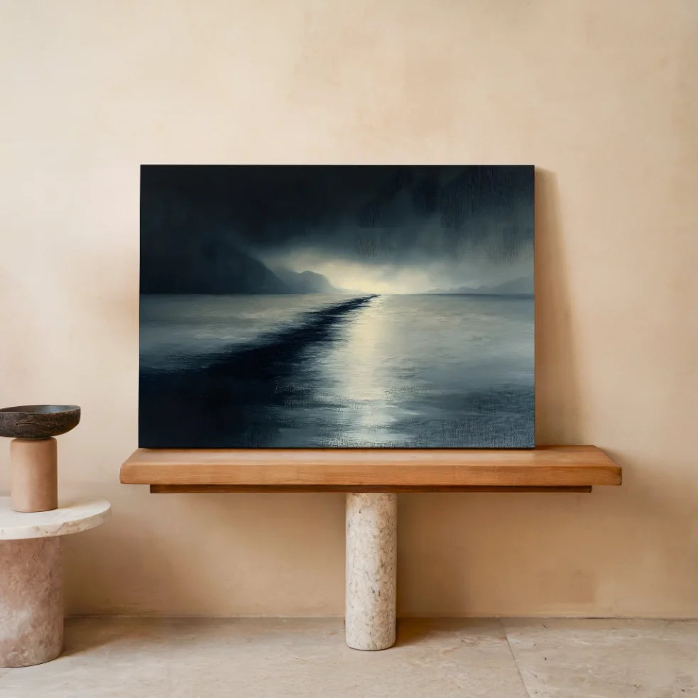 Pfad ins Licht — Leinwand