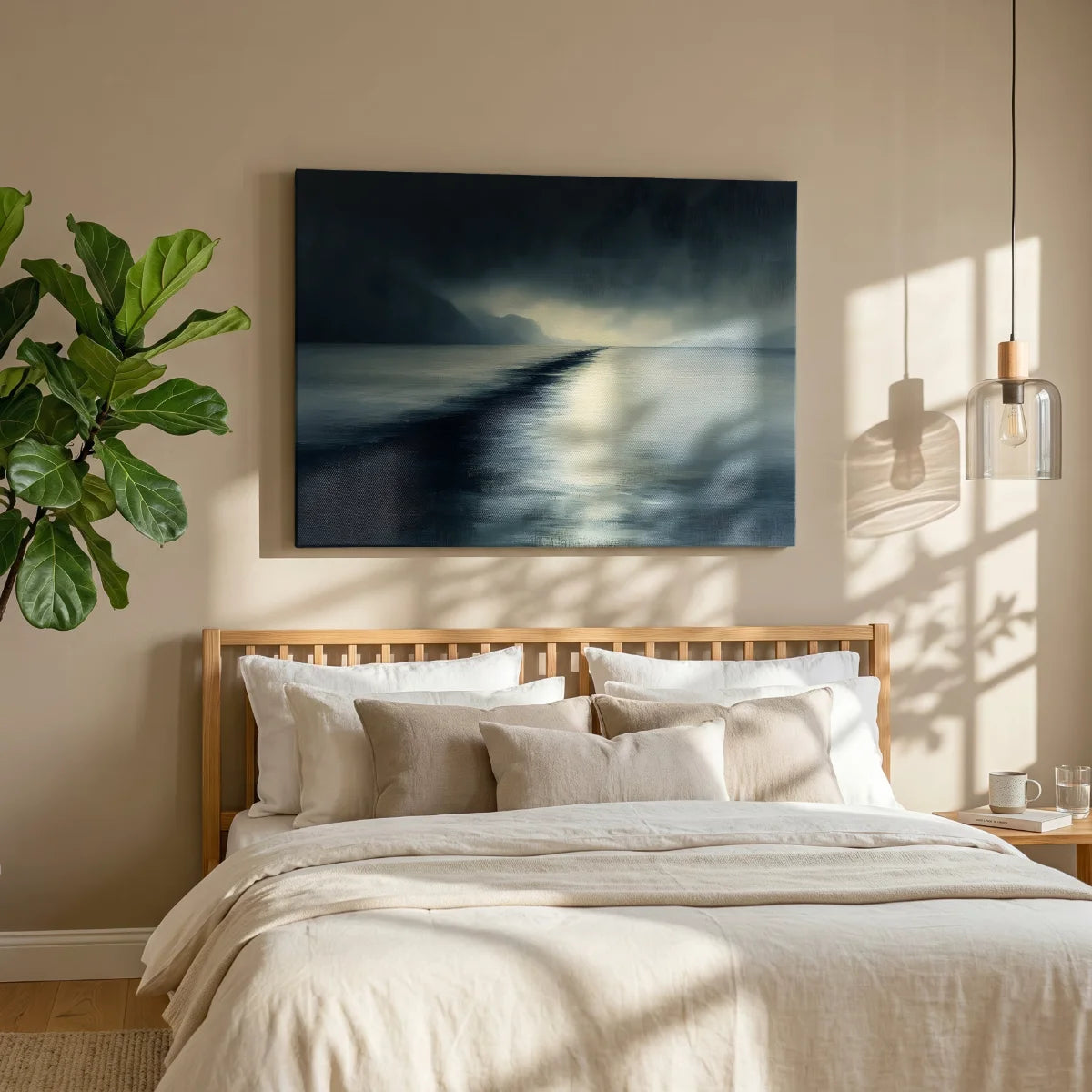 Pfad ins Licht — Leinwand