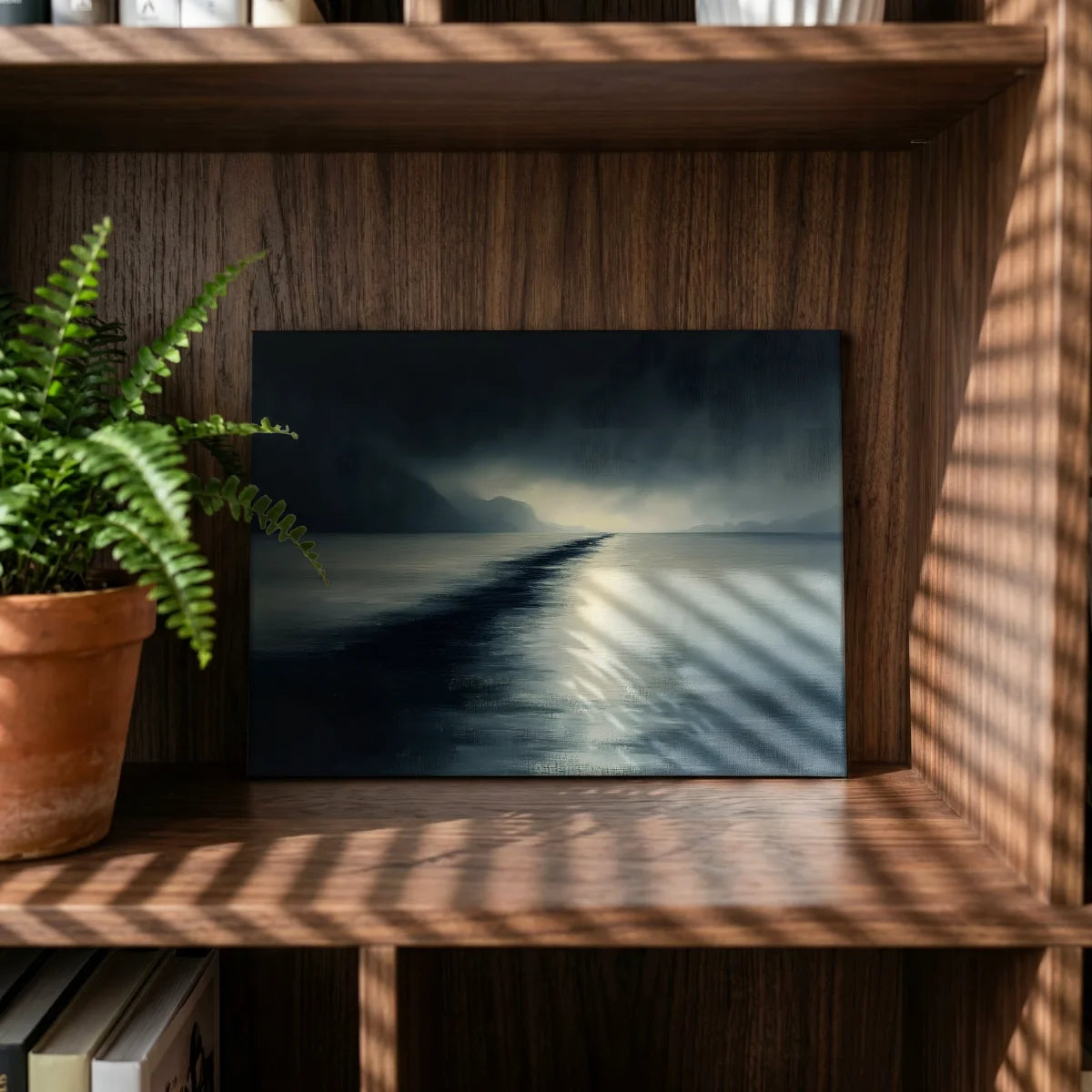 Pfad ins Licht — Leinwand