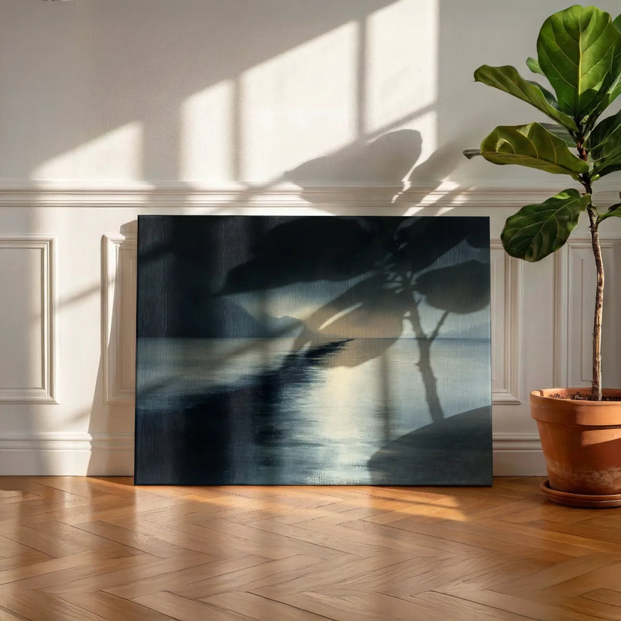 Pfad ins Licht — Leinwand