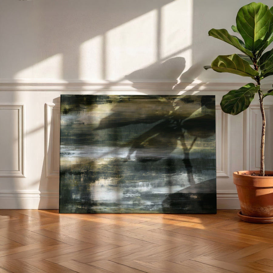 Schimmernde Tiefe — Leinwand