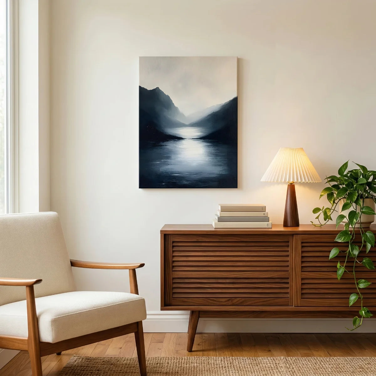 Stille der Fjorde — Leinwand