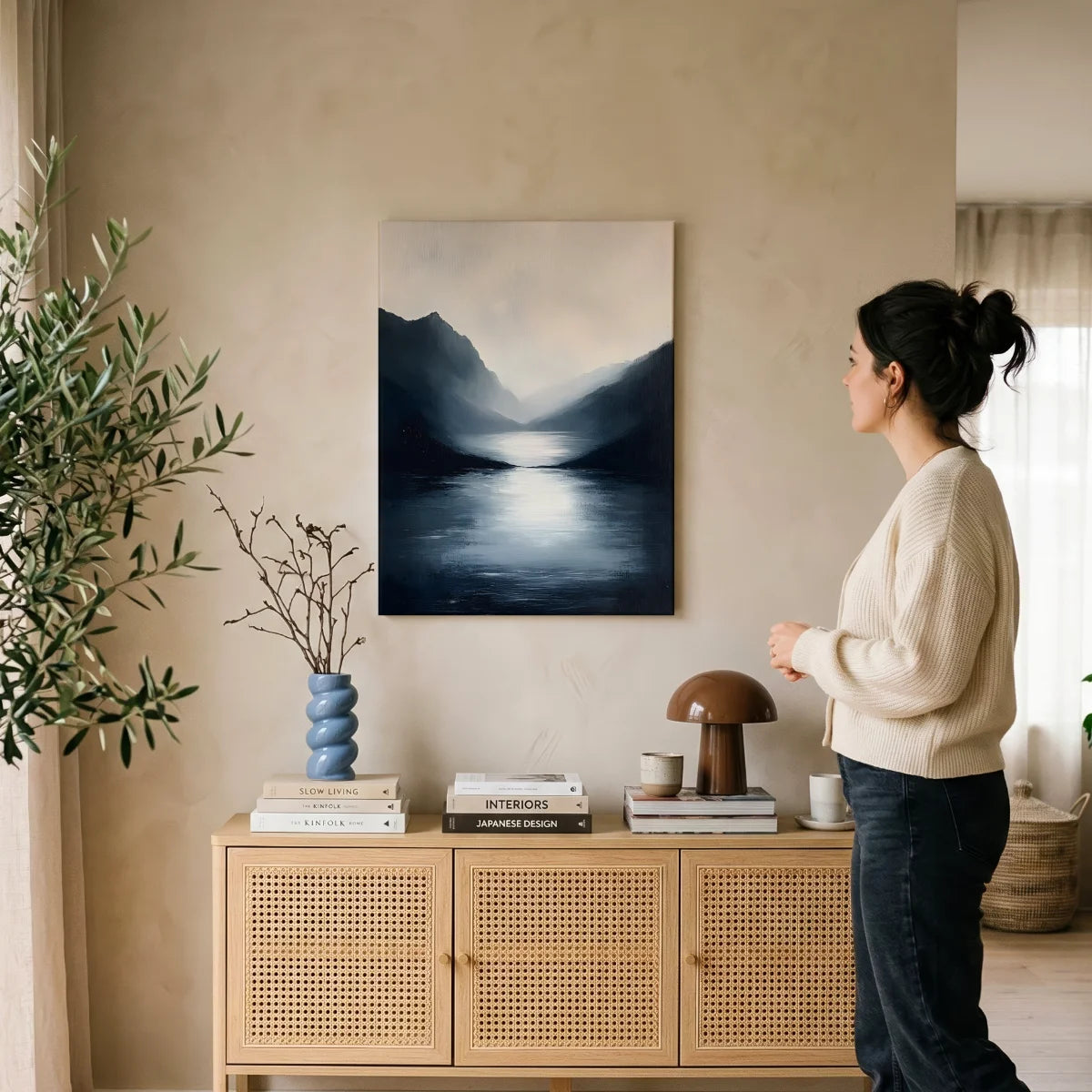 Stille der Fjorde — Leinwand