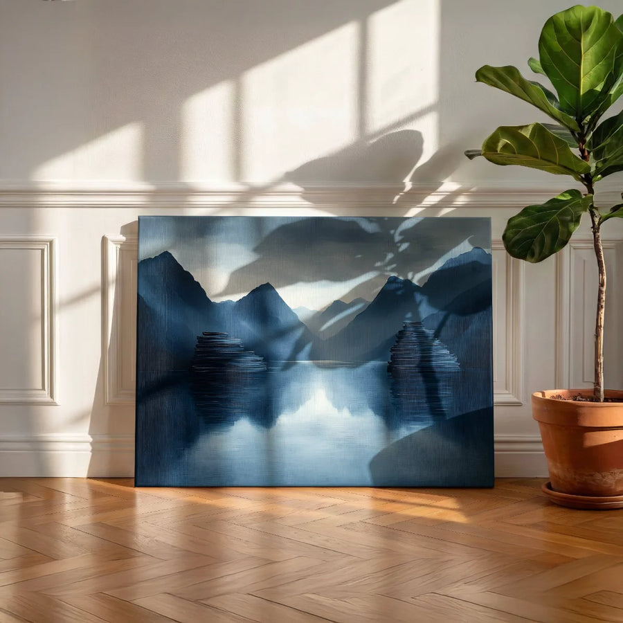 Stille im Fjord — Gerahmt