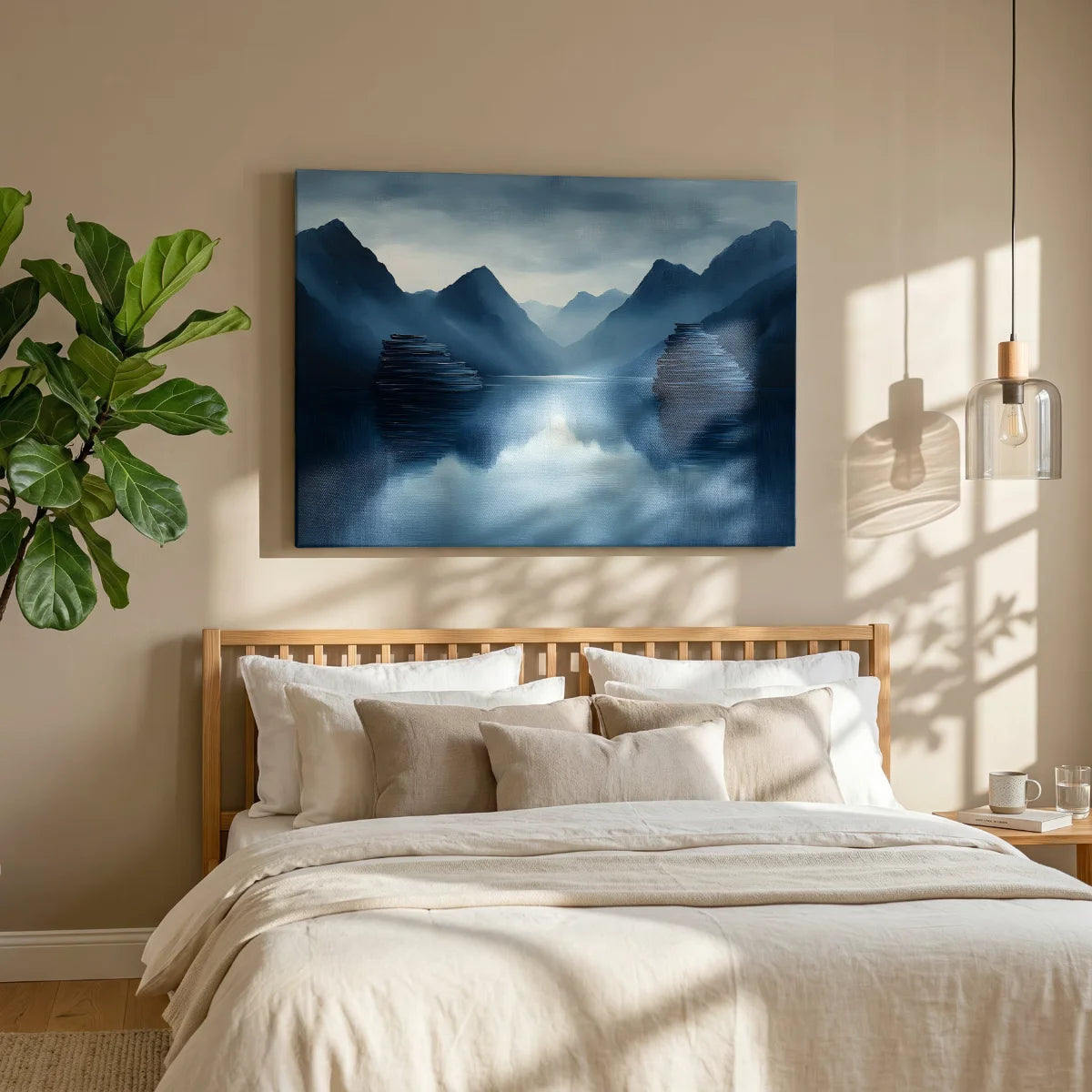 Stille im Fjord — Leinwand