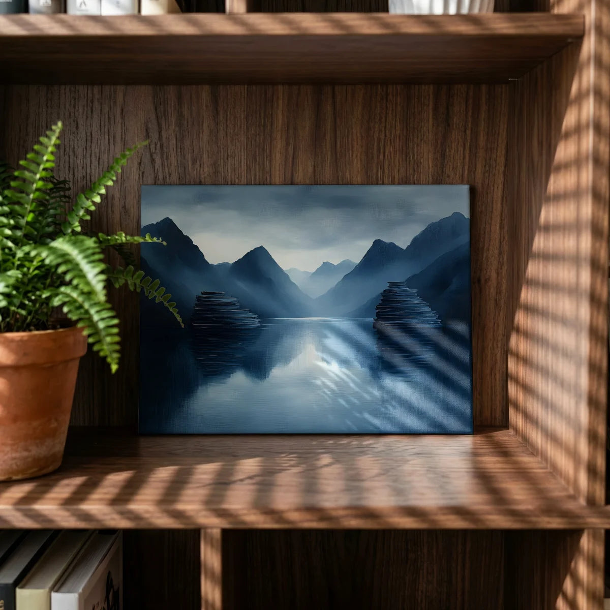 Stille im Fjord — Leinwand