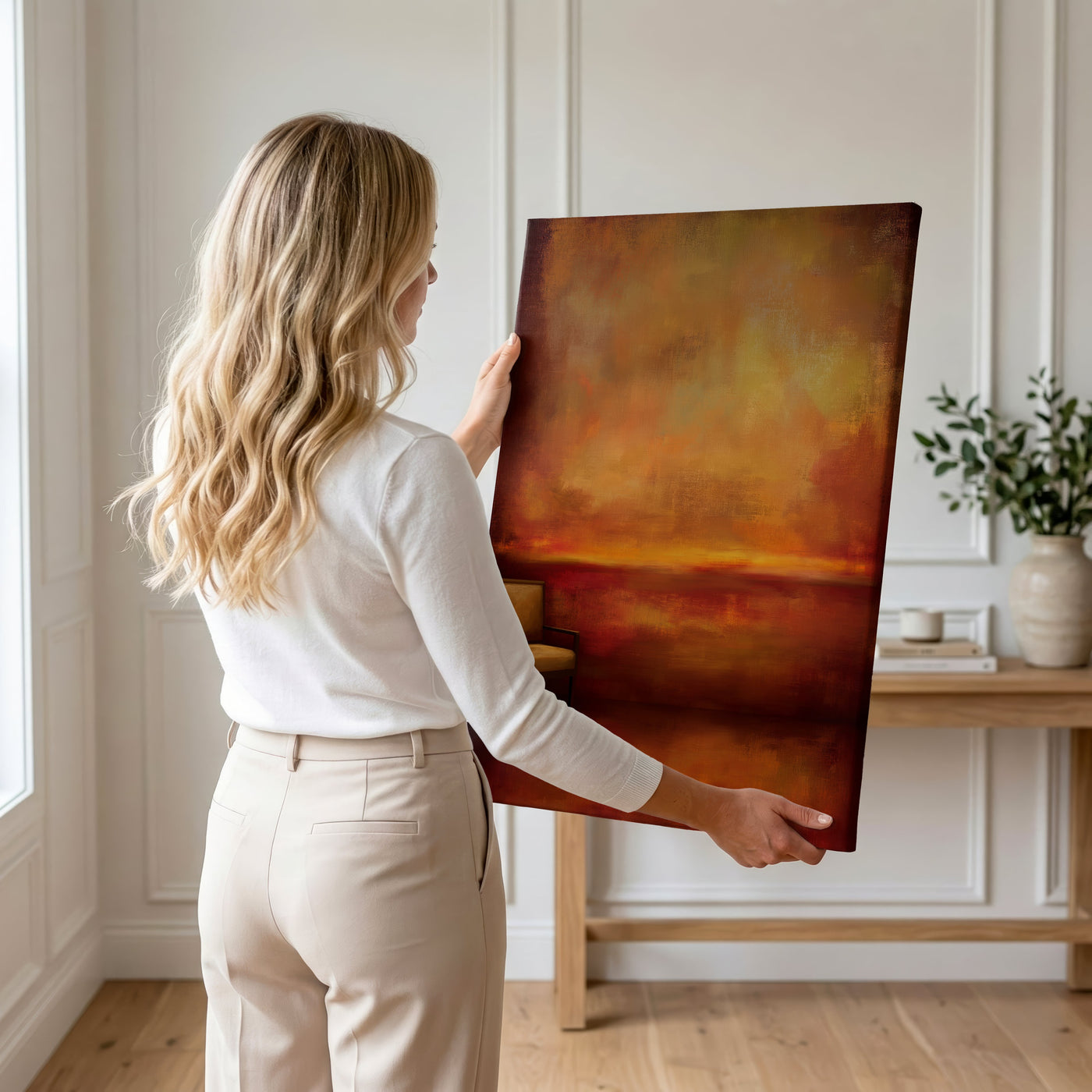Matte Canvas, Framed (Multi-color)
