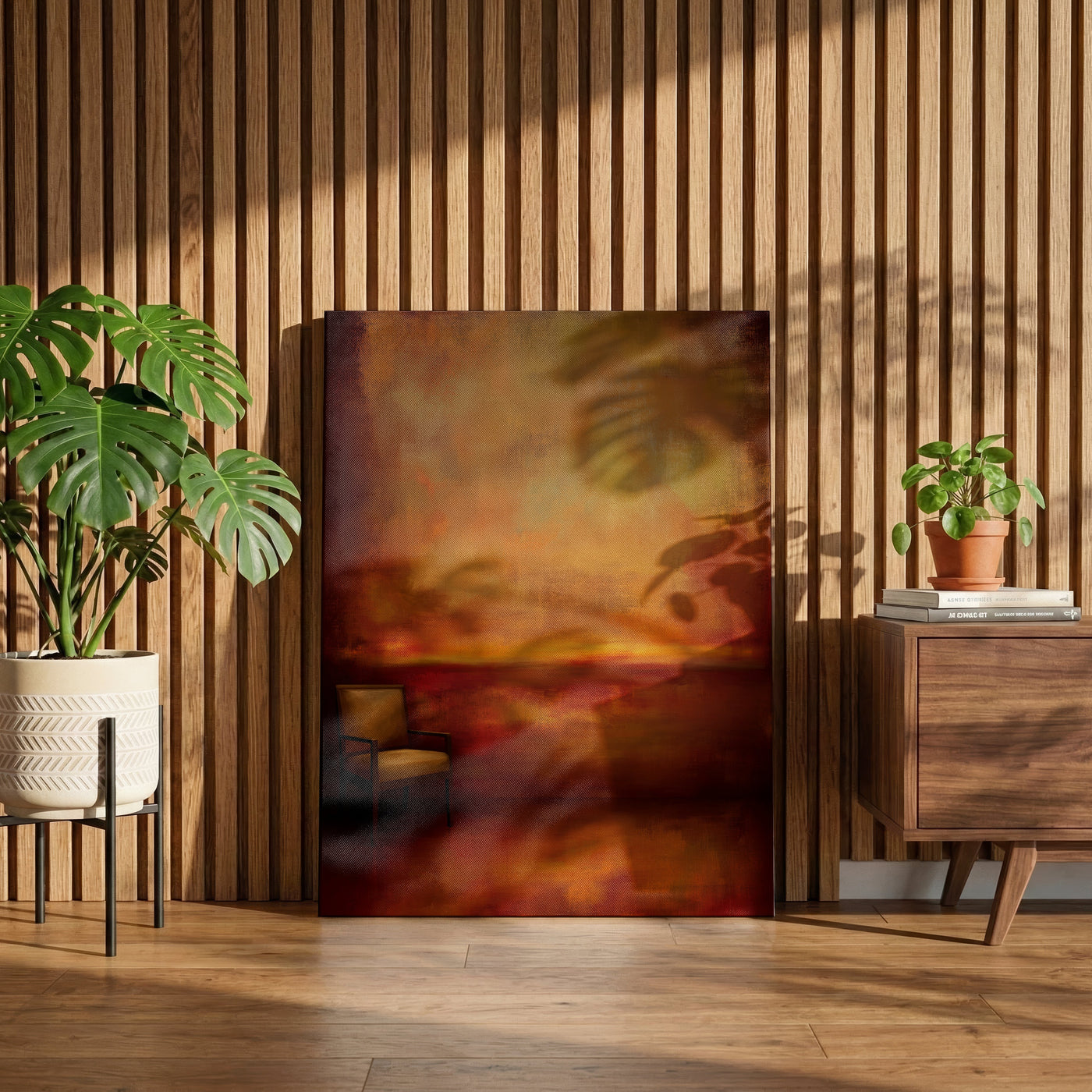 Matte Canvas, Framed (Multi-color)